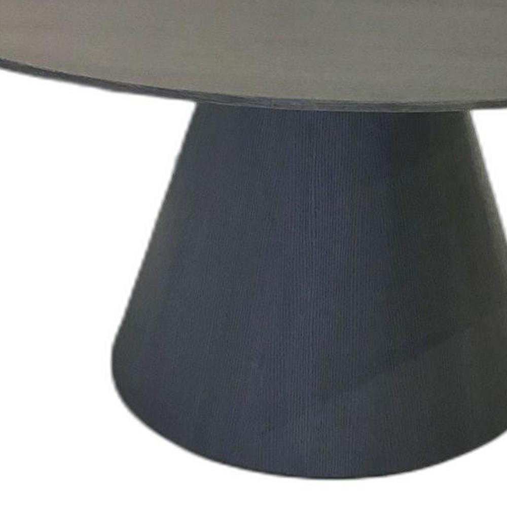 59 X 59 X 30 Grey Veneer Dining Table