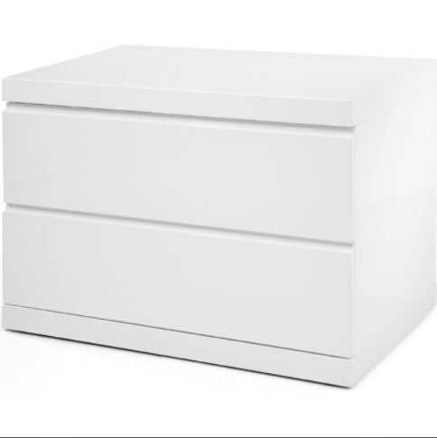 30 X 18 X 20 White Nightstand