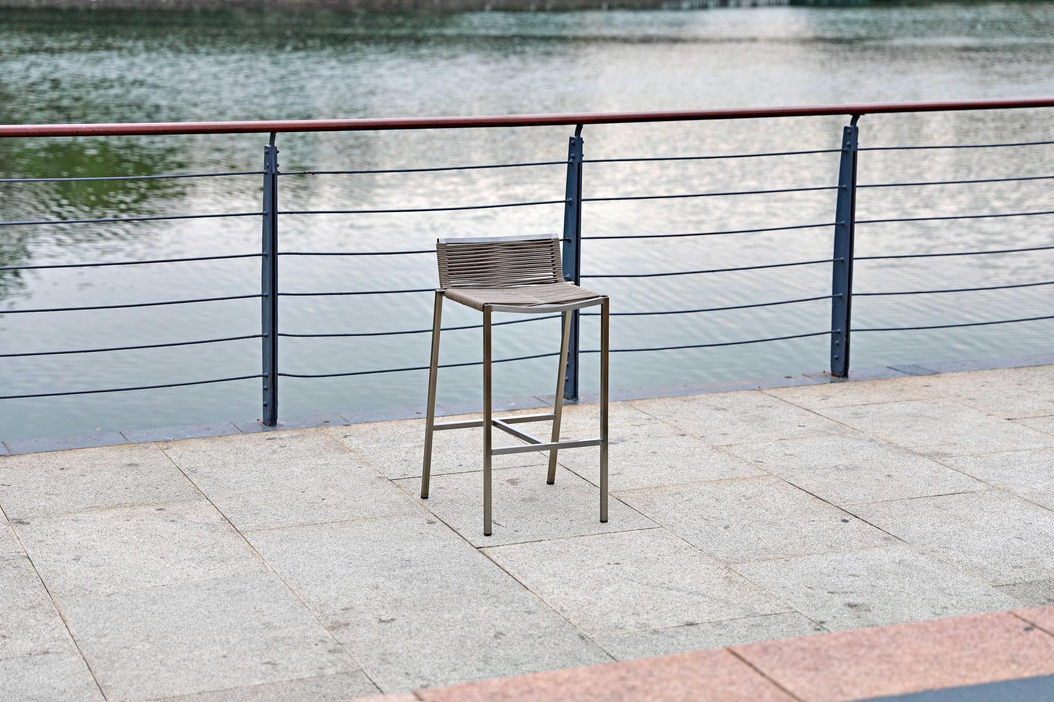 18 X 16 X 33 Stainless Steel Bar Stool