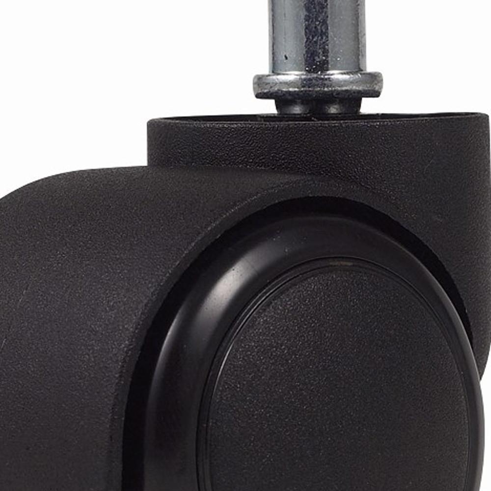 Black Soft Dual Wheel Casters Only