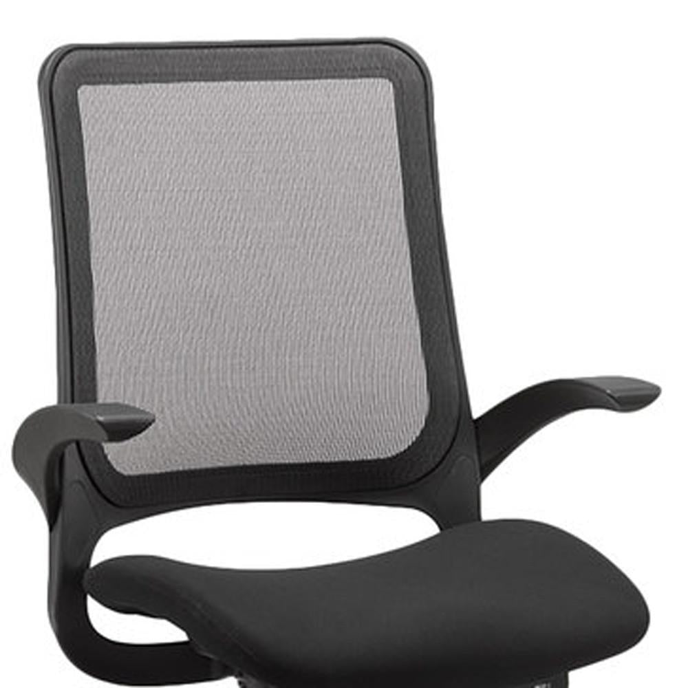 Black Mesh Fabric Office Desk Chair