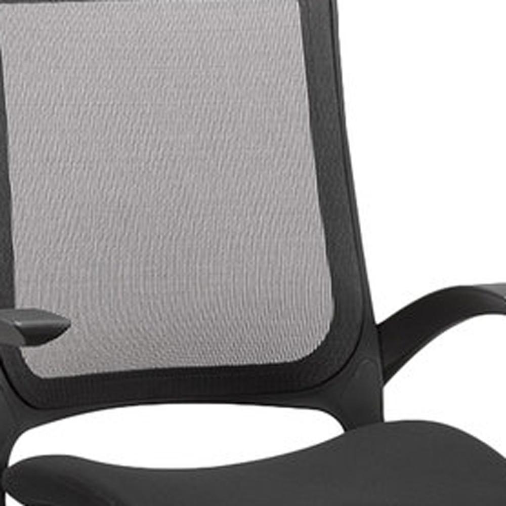 Black Mesh Fabric Office Desk Chair