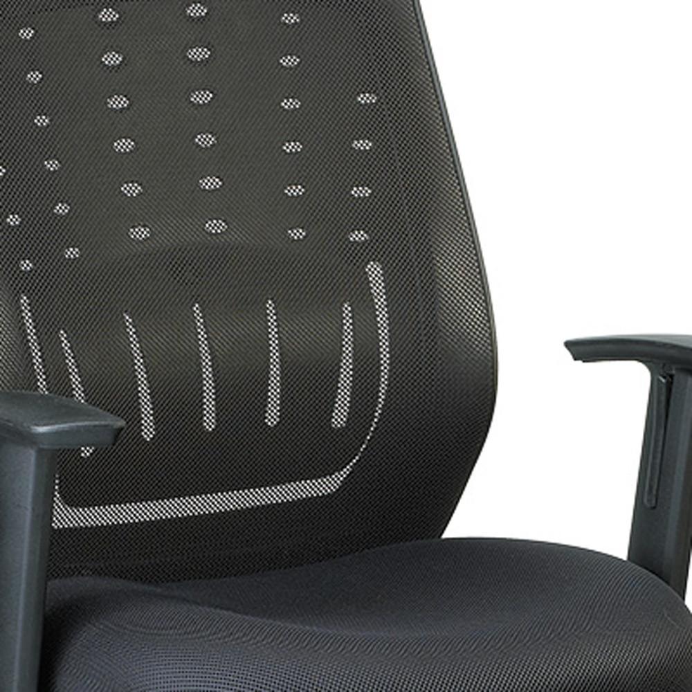 Black Mesh  Fabric Office Rolling Desk Chair