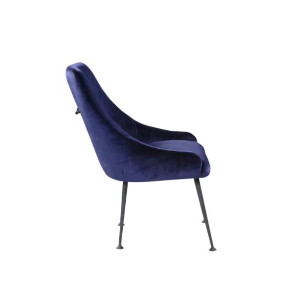 Contempo Cobalt Blue Microfiber Dining or Side Chair