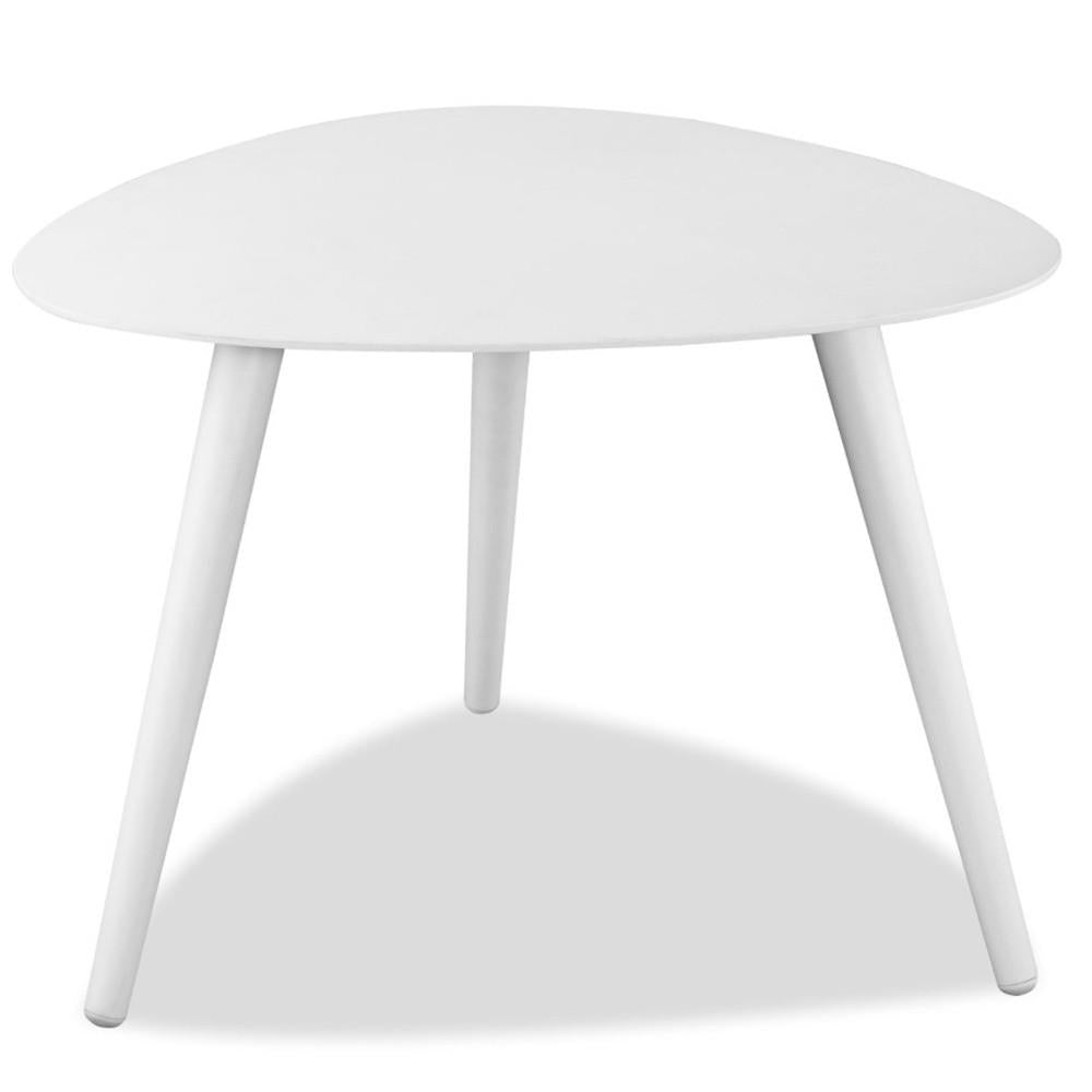 14 X 19 X 17 Powder Coated Aluminum Small Side Table