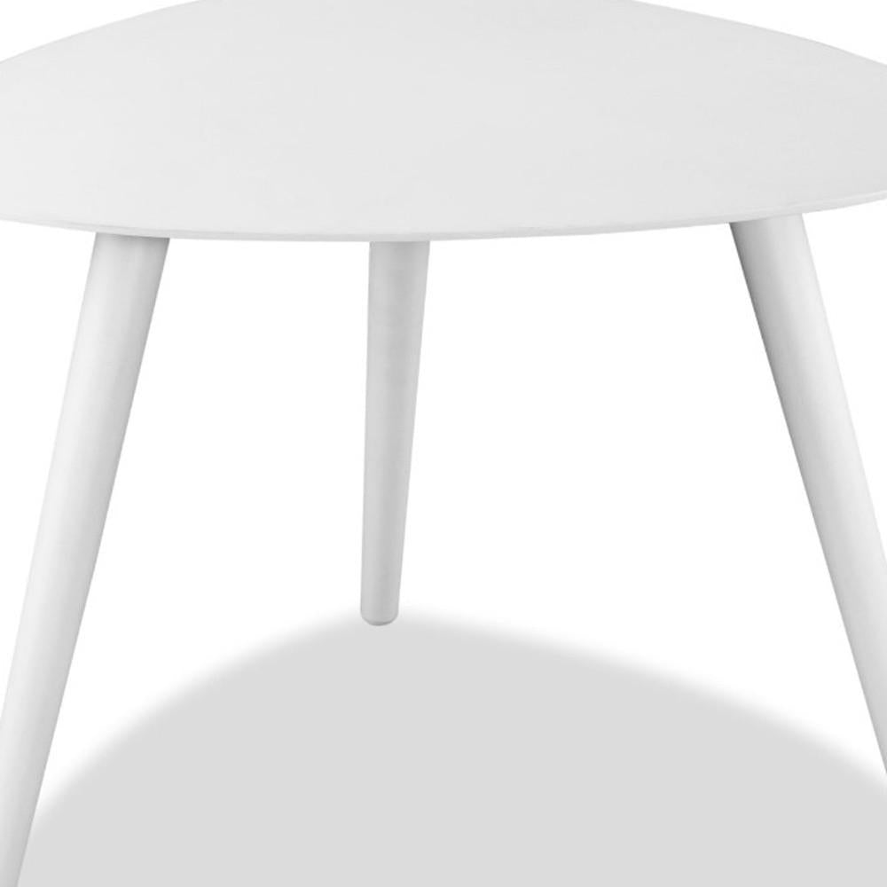 14 X 19 X 17 Powder Coated Aluminum Small Side Table