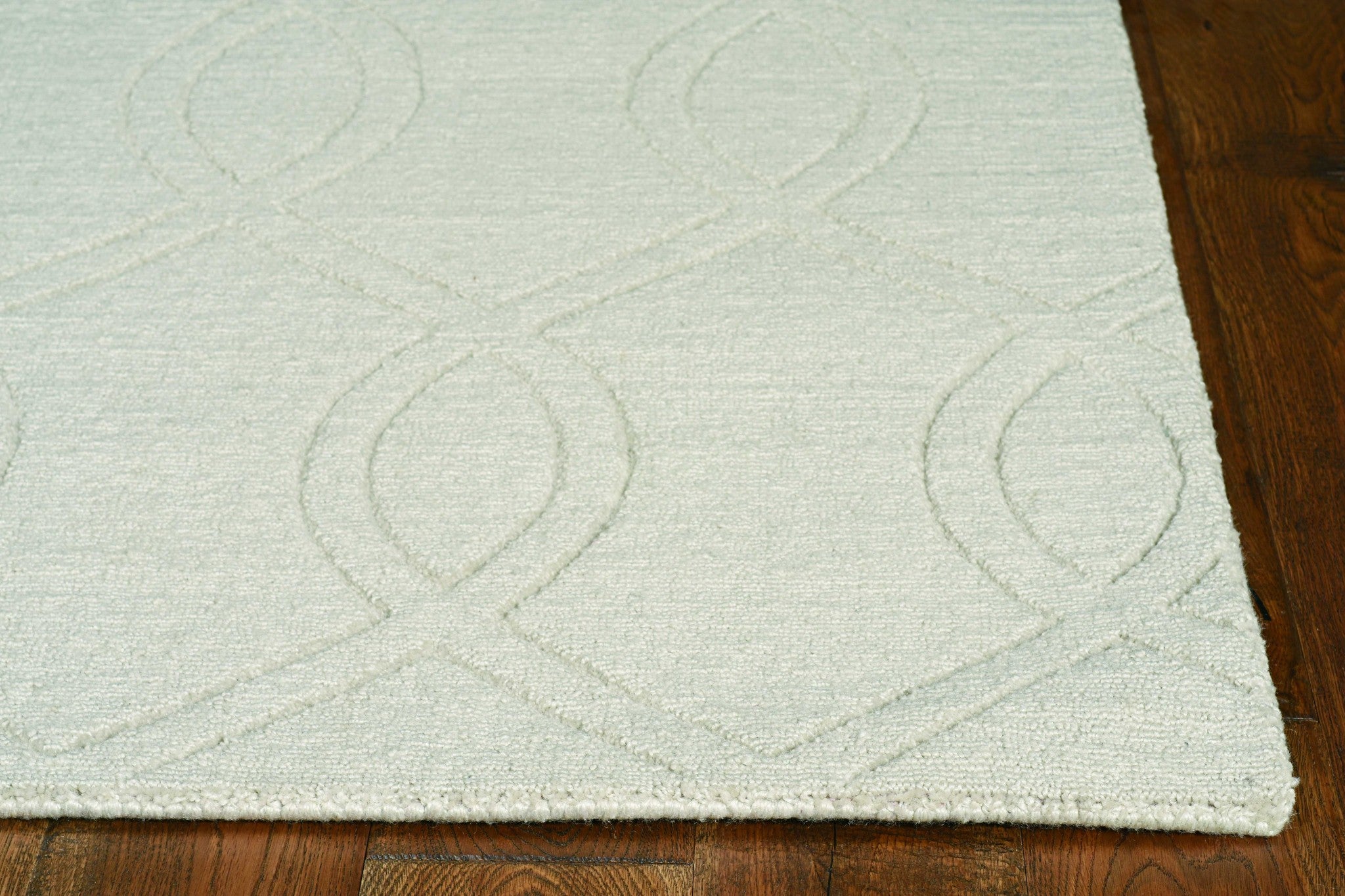 8' Ivory  Polyester Rug Default Title