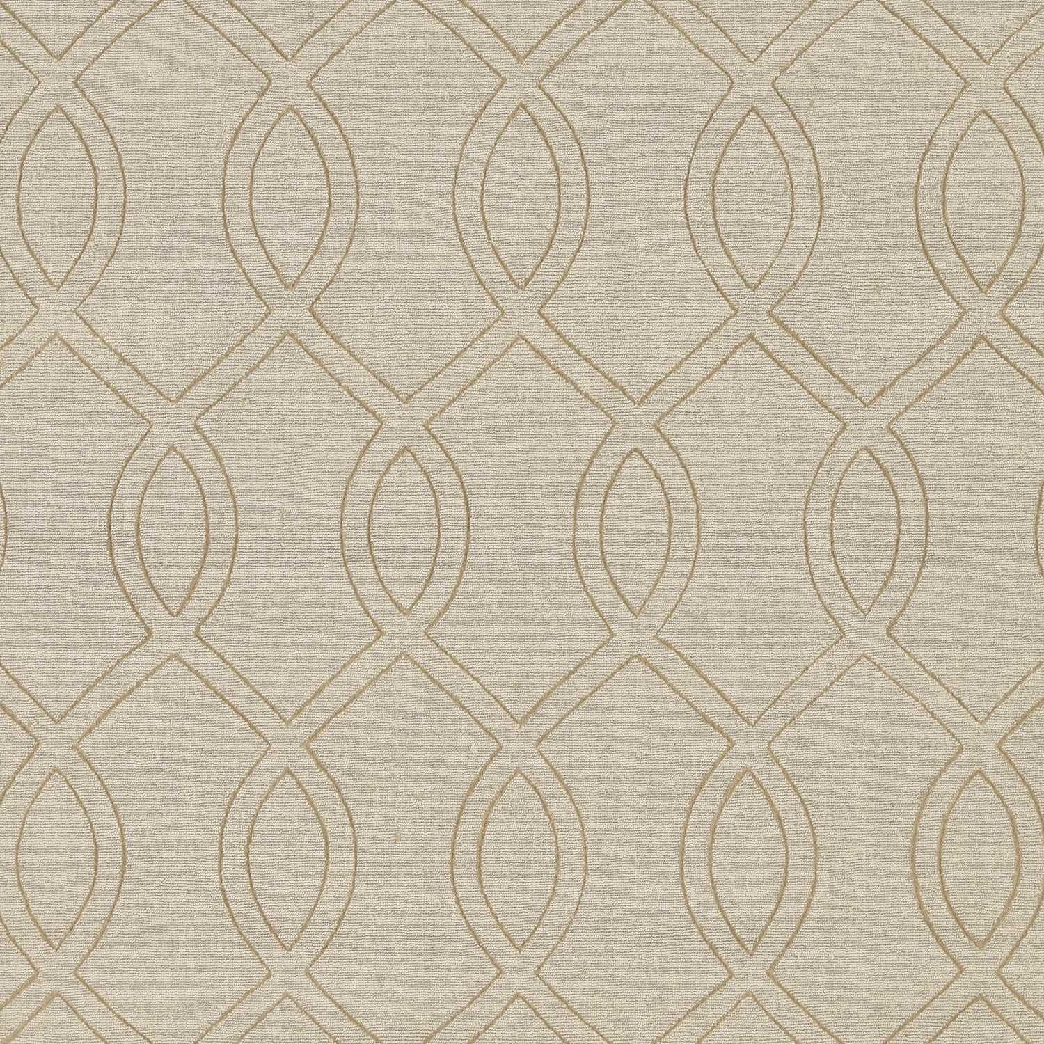 5' x 7' Beige Polyester Rug Default Title