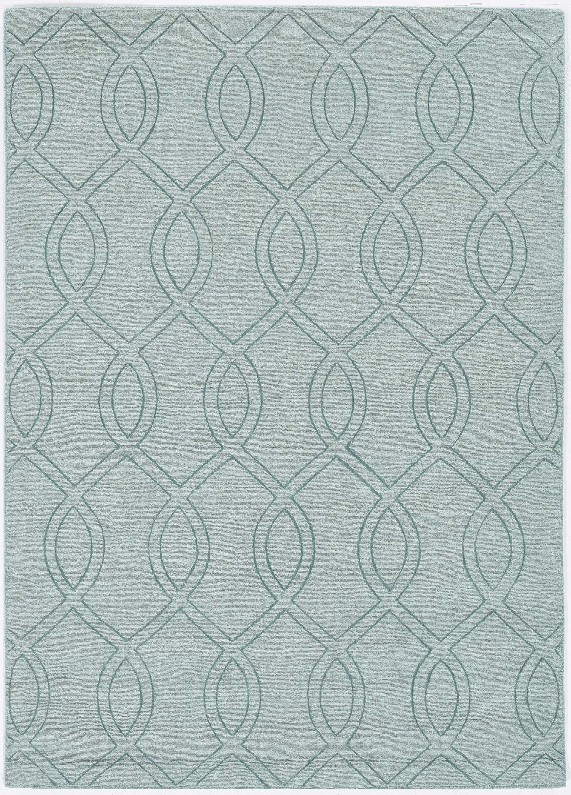 8' Ocean Polyester Rug