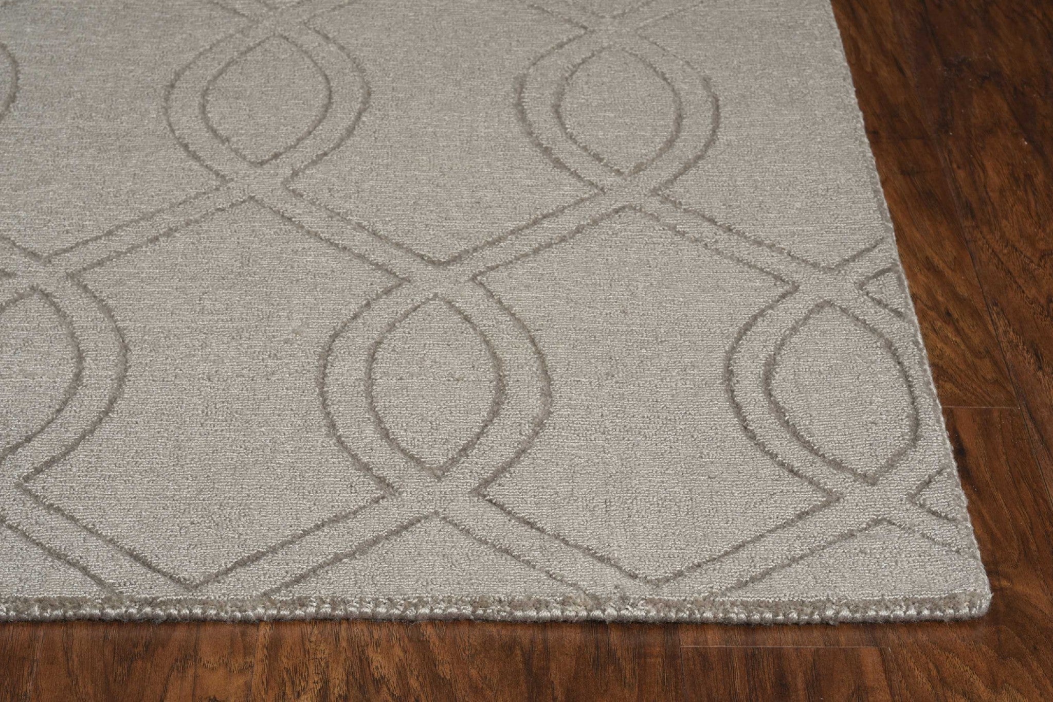 8' Taupe Polyester Rug Default Title