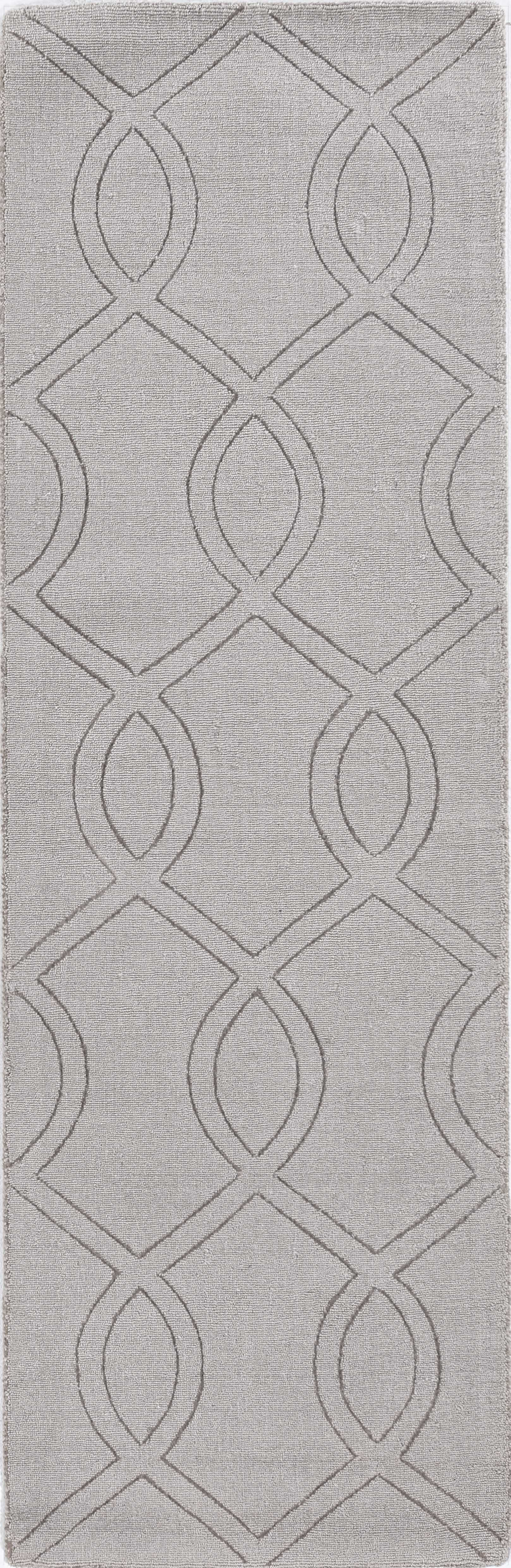 5' x 7' Taupe Polyester Rug