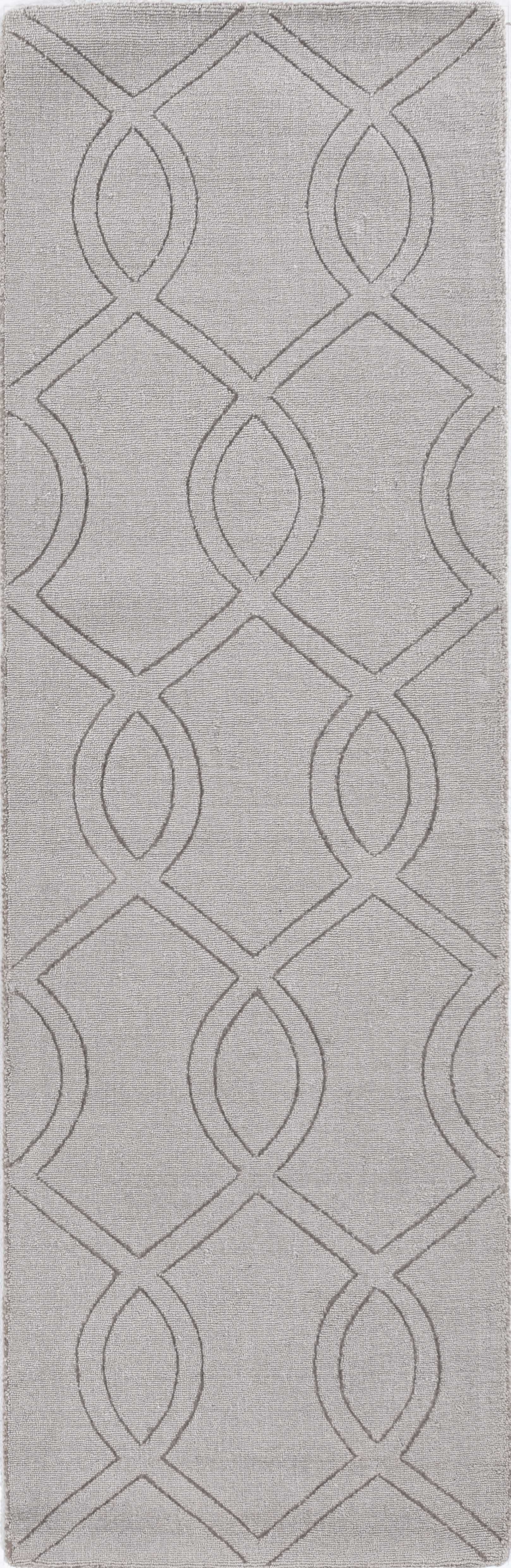 9' x 12' Taupe Polyester Rug