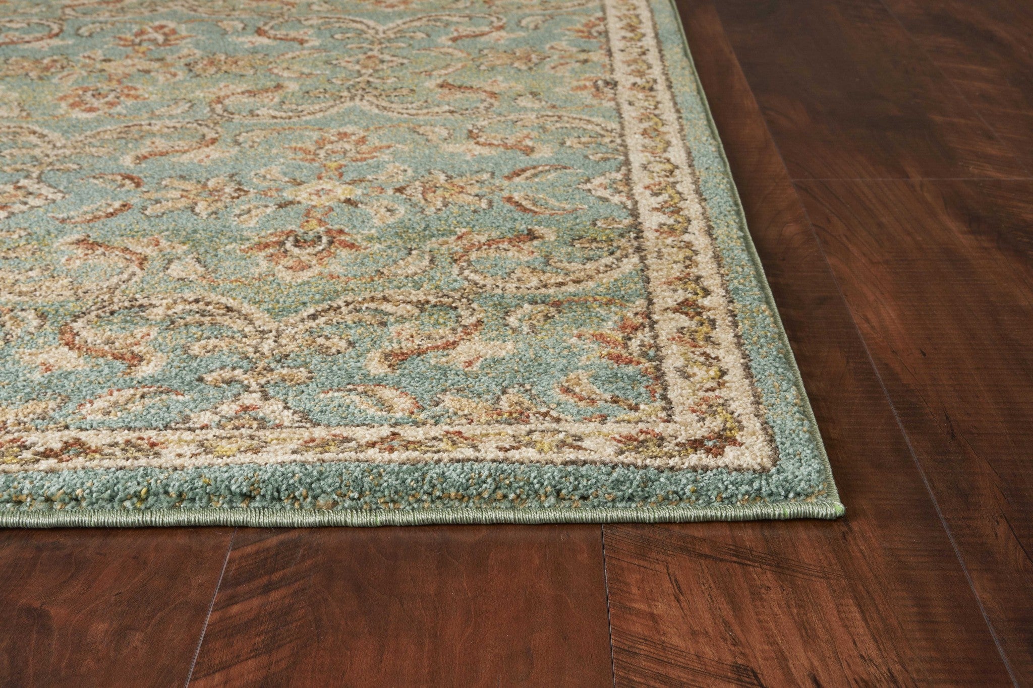 31" X 96" Turquoise Polypropylene Rug Default Title