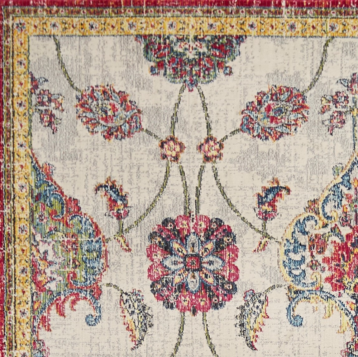 31 X 96 Ivory  Polypropylene Rug