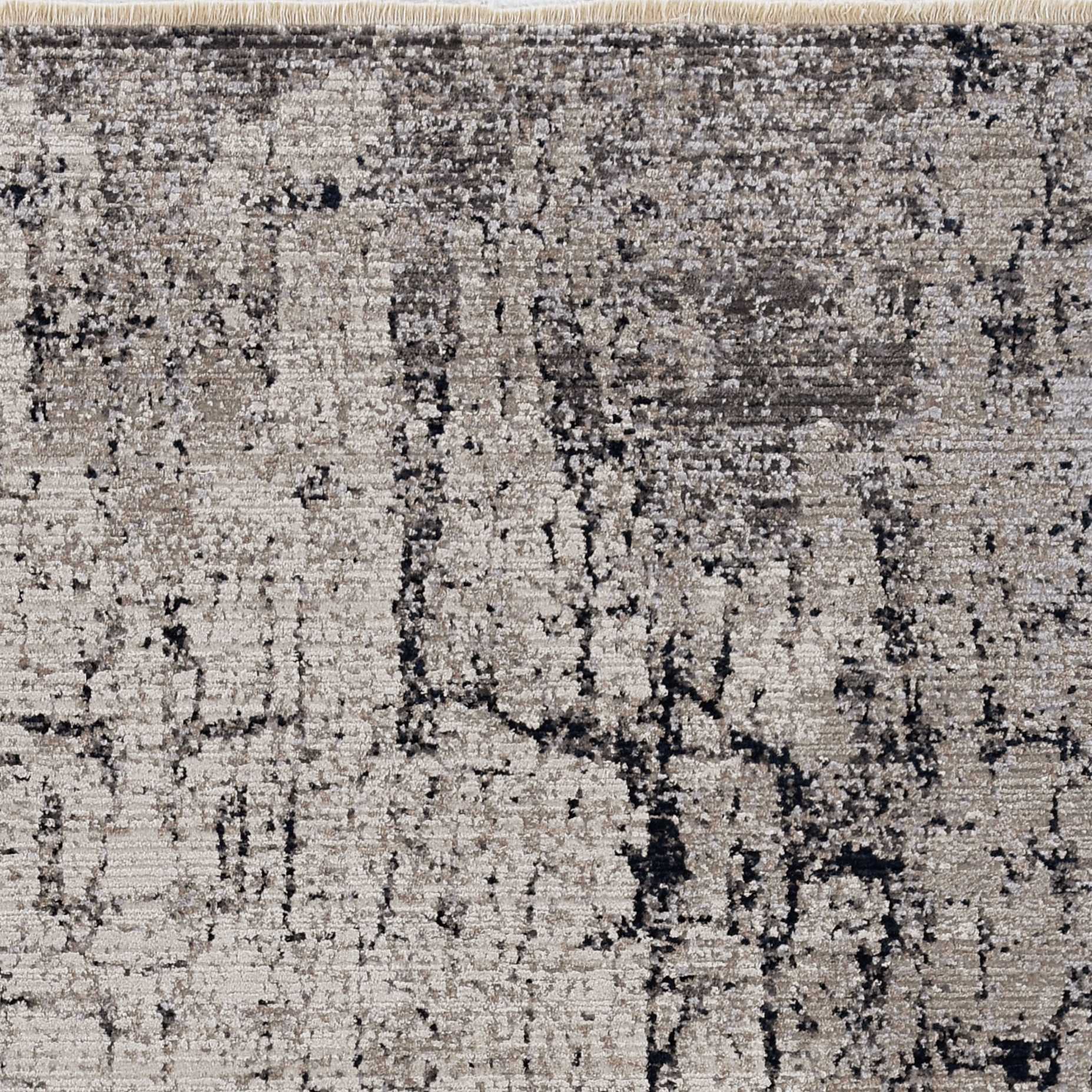 96 X 96 Ivory or Grey Polyester Rug