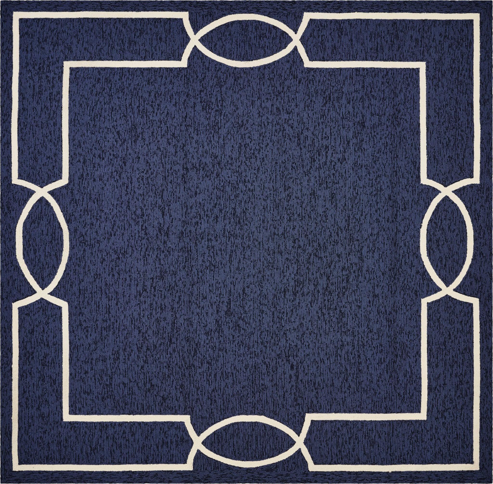 78 X 114 Ocean Polypropylene Rug