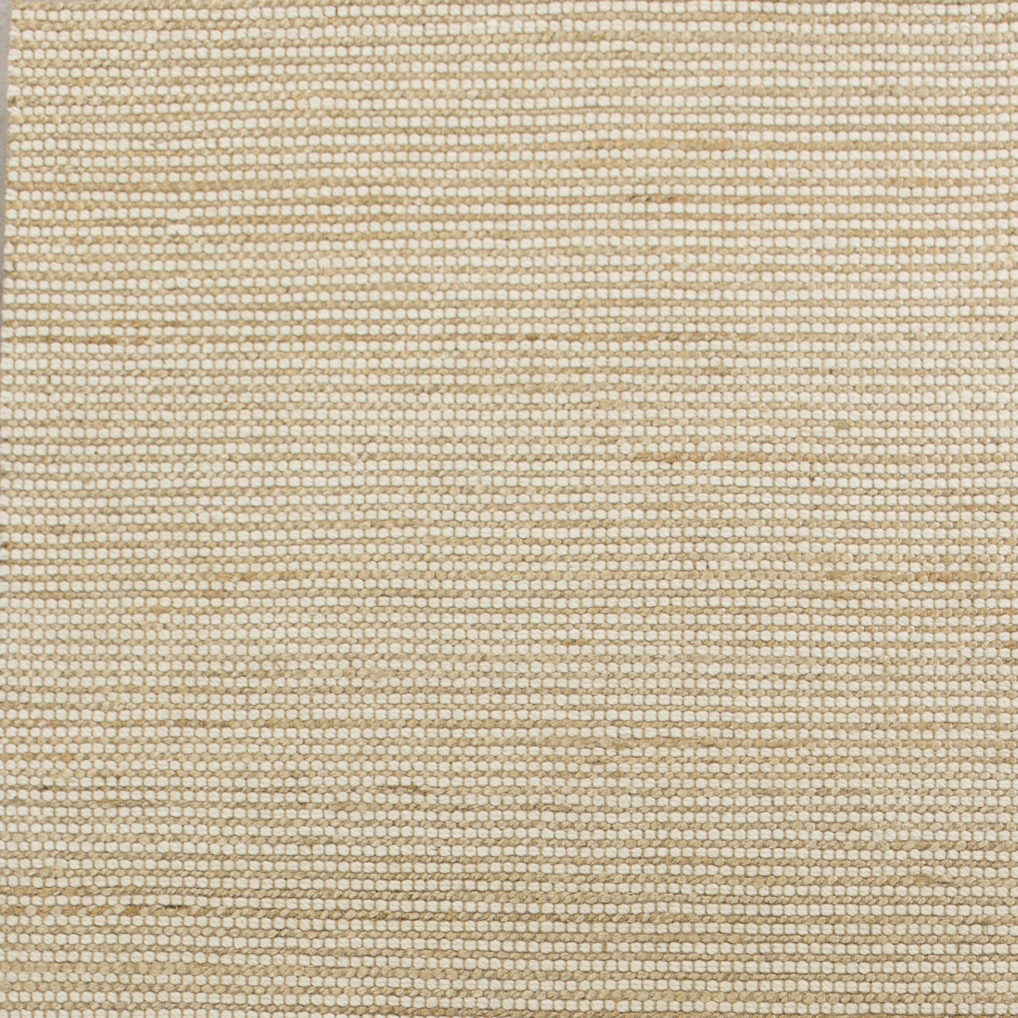 5'x7' Ivory Hand Woven Jute And Wool Indoor Area Rug Default Title