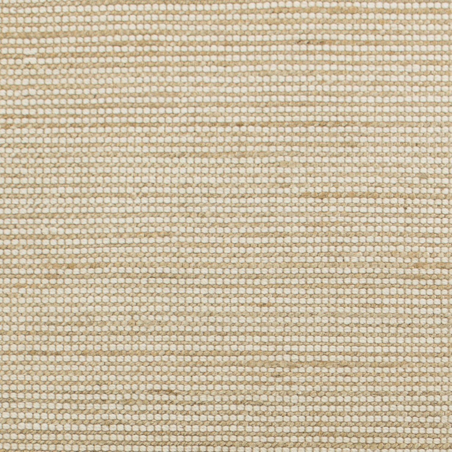 5'x7' Ivory Hand Woven Jute And Wool Indoor Area Rug