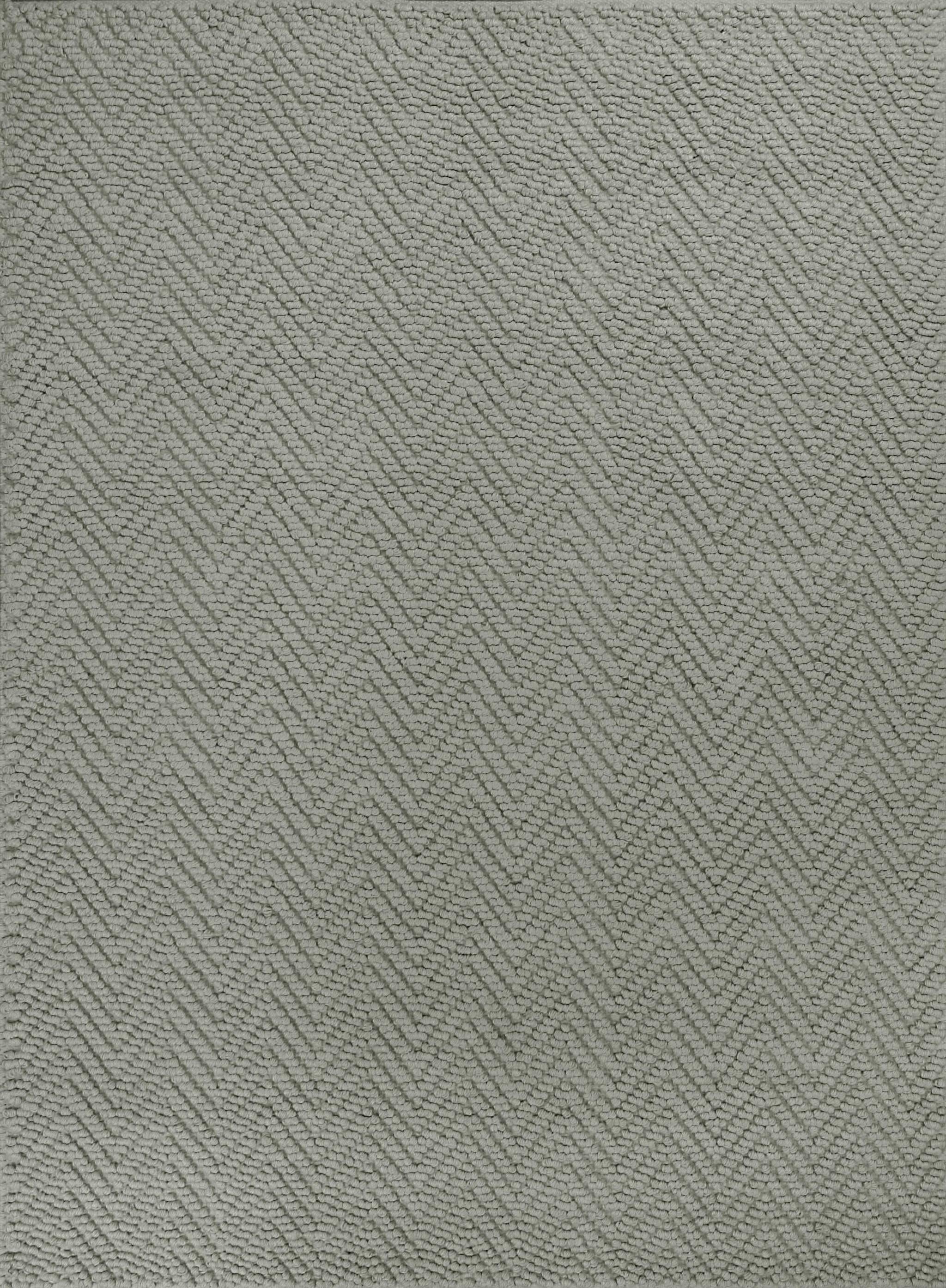 2'x4' Grey Heather Hand Woven Herringbone Jute Indoor Accent Rug