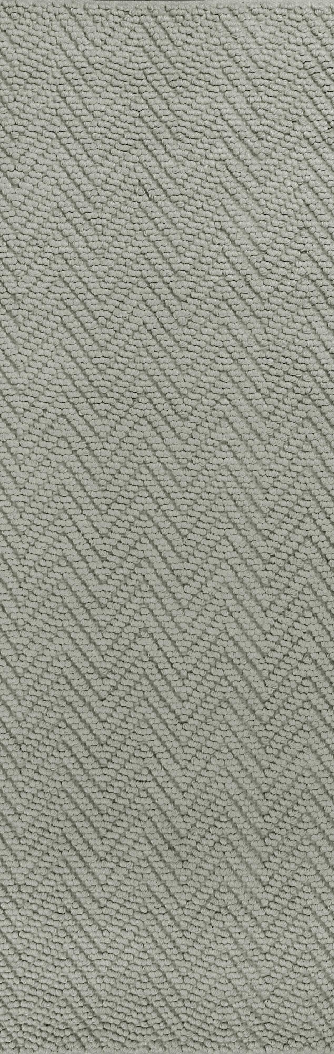 8'x11' Grey Heather Hand Woven Herringbone Jute Indoor Area Rug