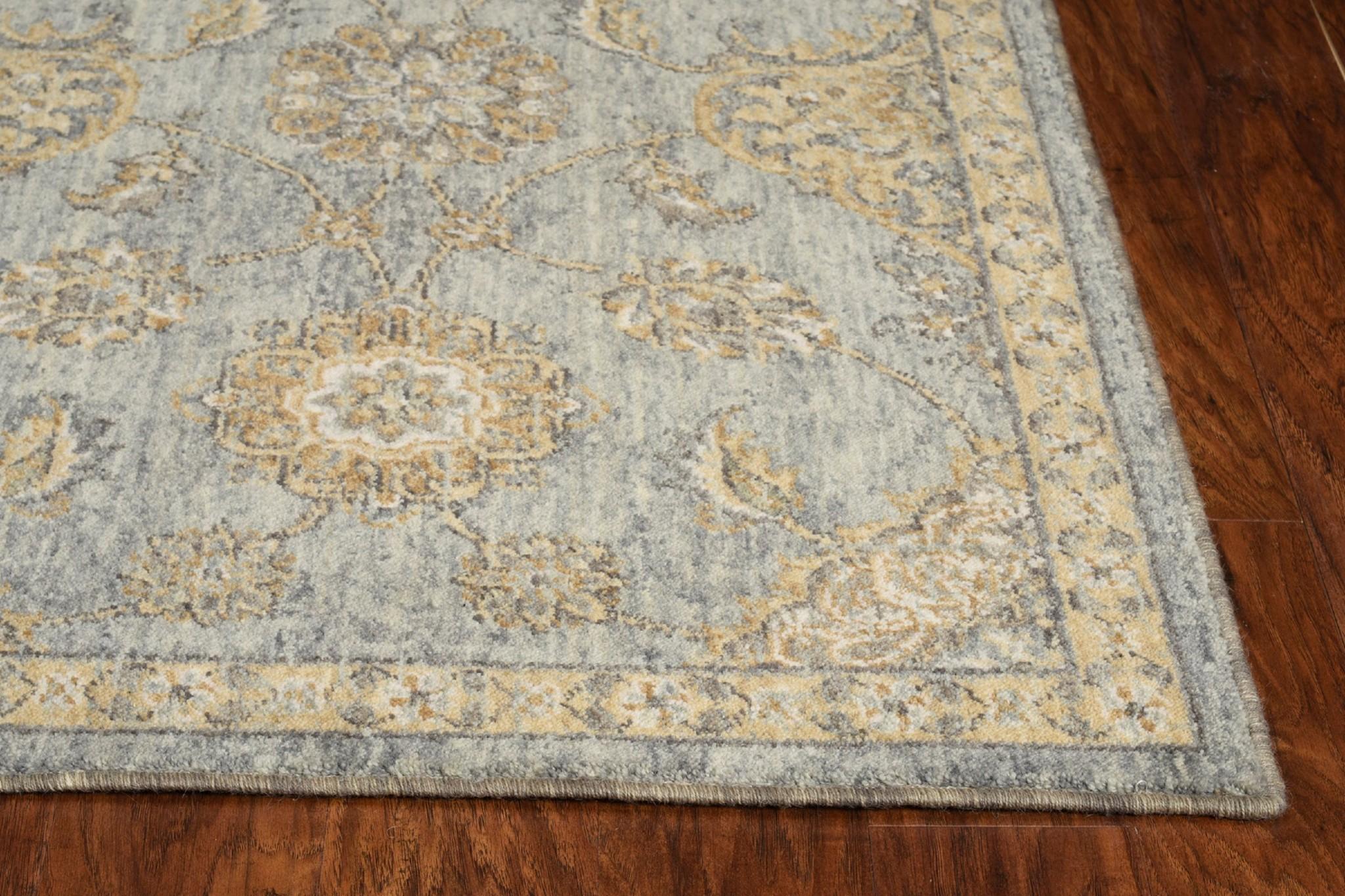 9'x13' Sage Green Machine Woven Vintage Traditional Indoor Area Rug Default Title
