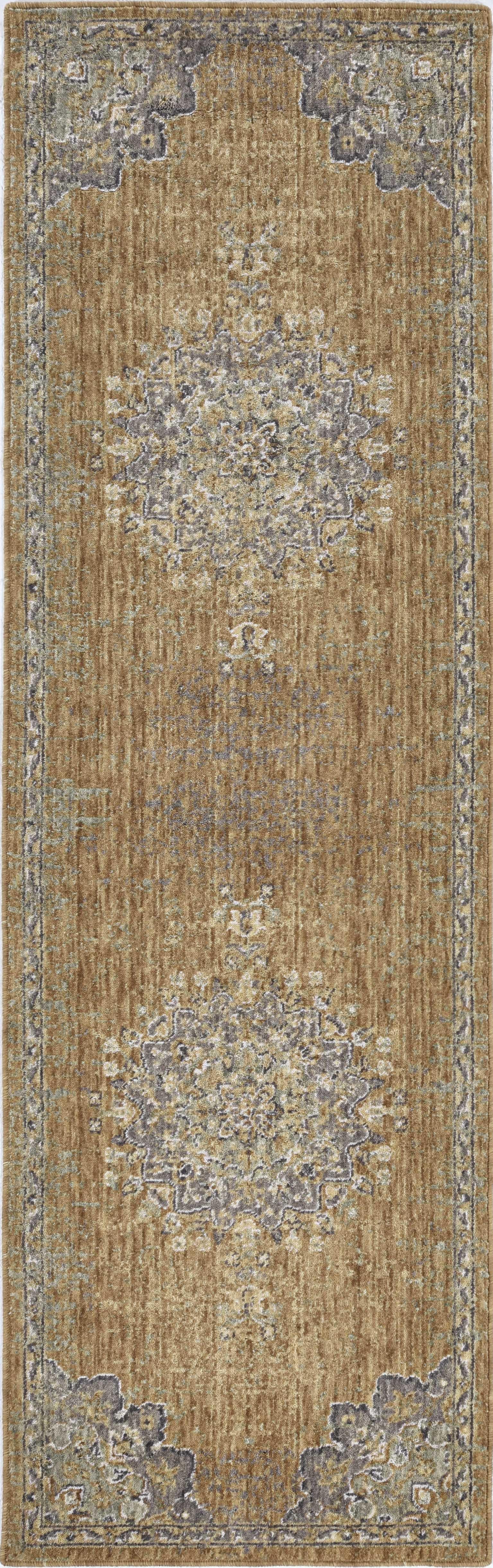 63 X 91 Coffee Wool Rug