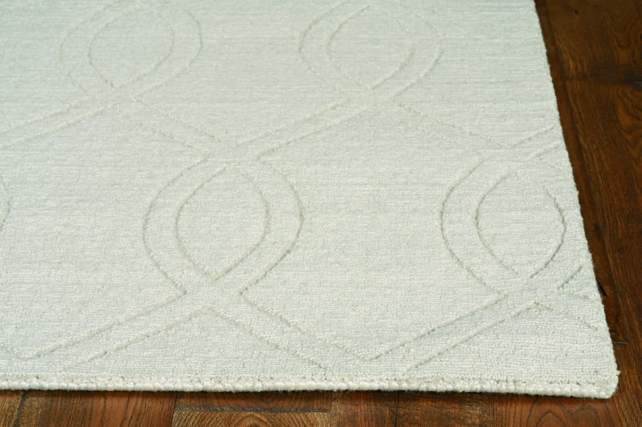 91 X 130 Ivory  Polypropylene Rug