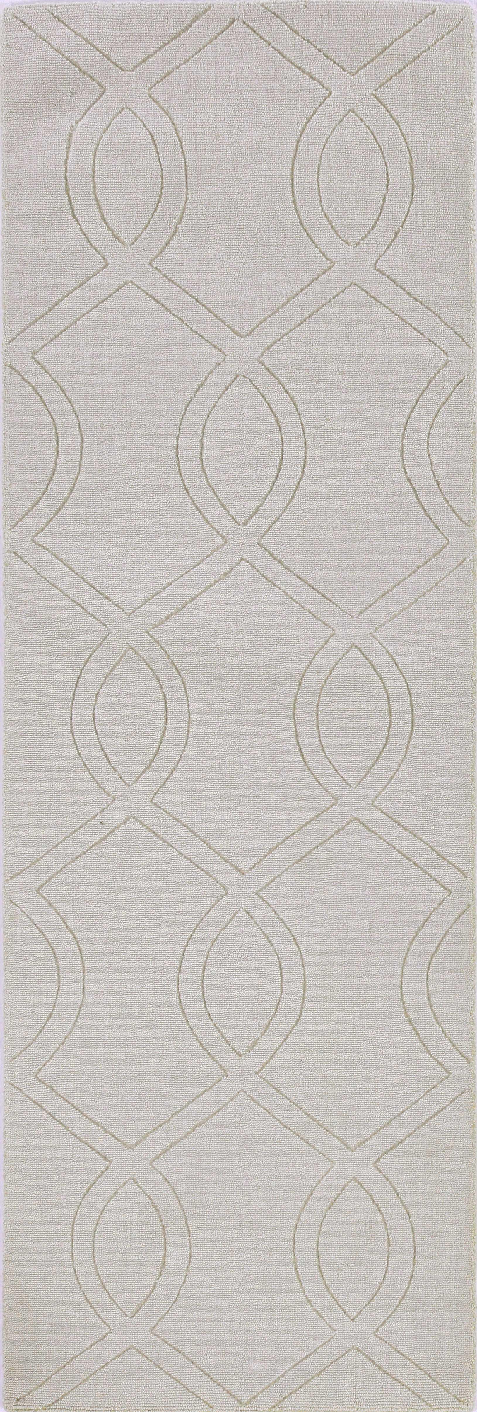 91 X 130 Ivory  Polypropylene Rug