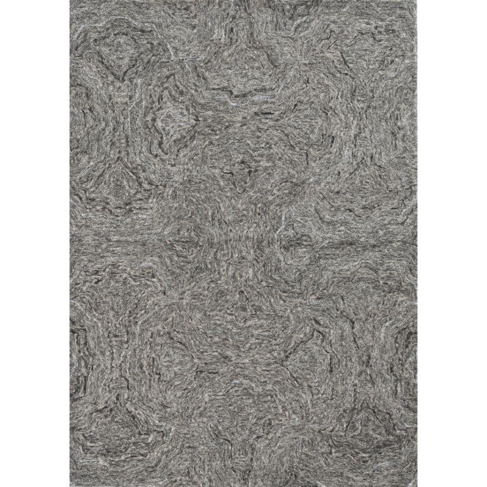 8'x10' Grey Hand Tufted Abstract Indoor Area Rug Default Title