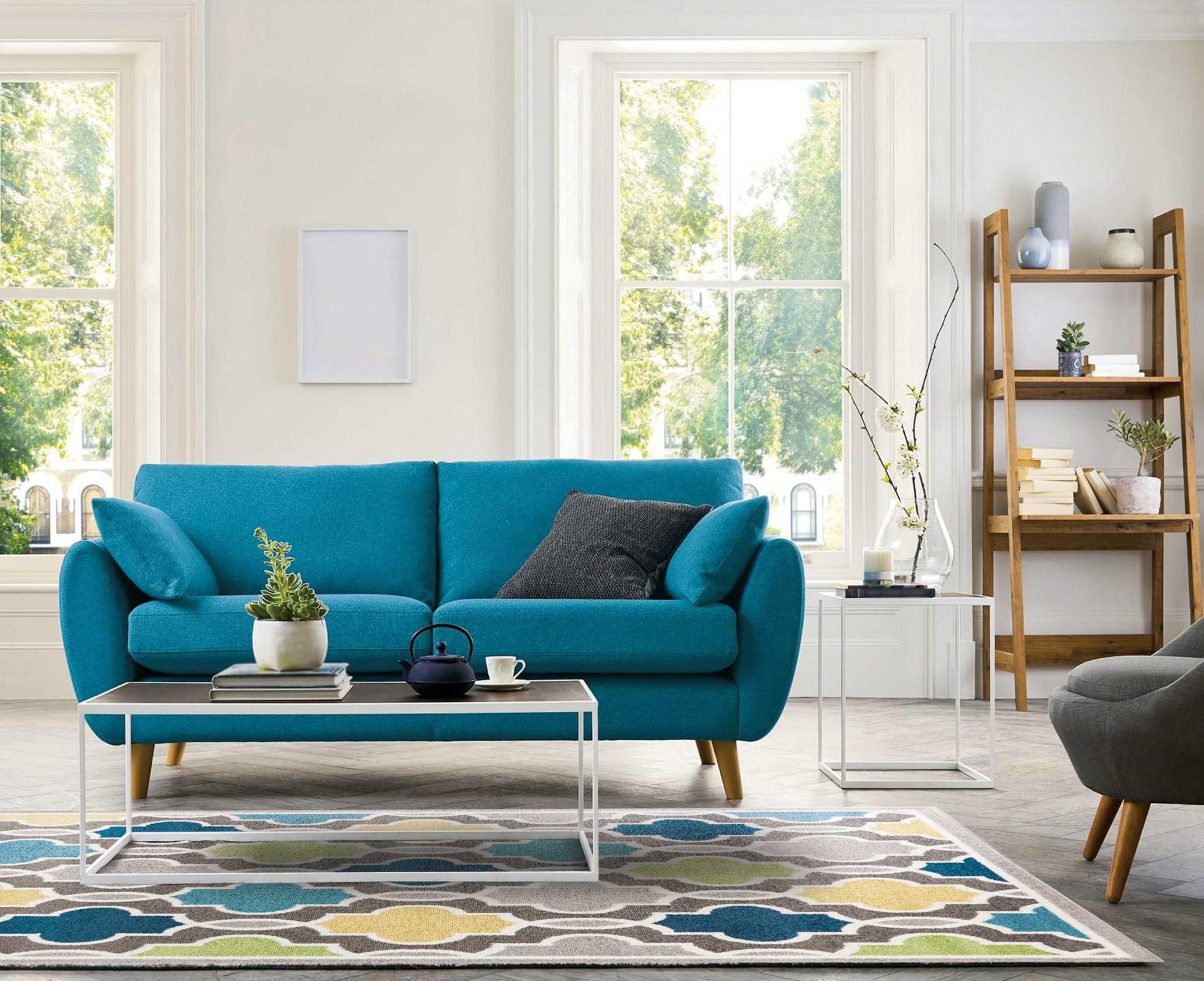 5' x 8' Grey Colorful Trellis Pattern Area Rug Default Title