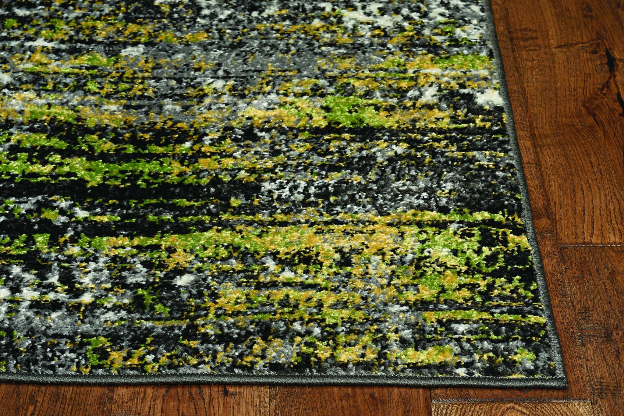 5' x 8' Grey Abstract Area Rug Default Title