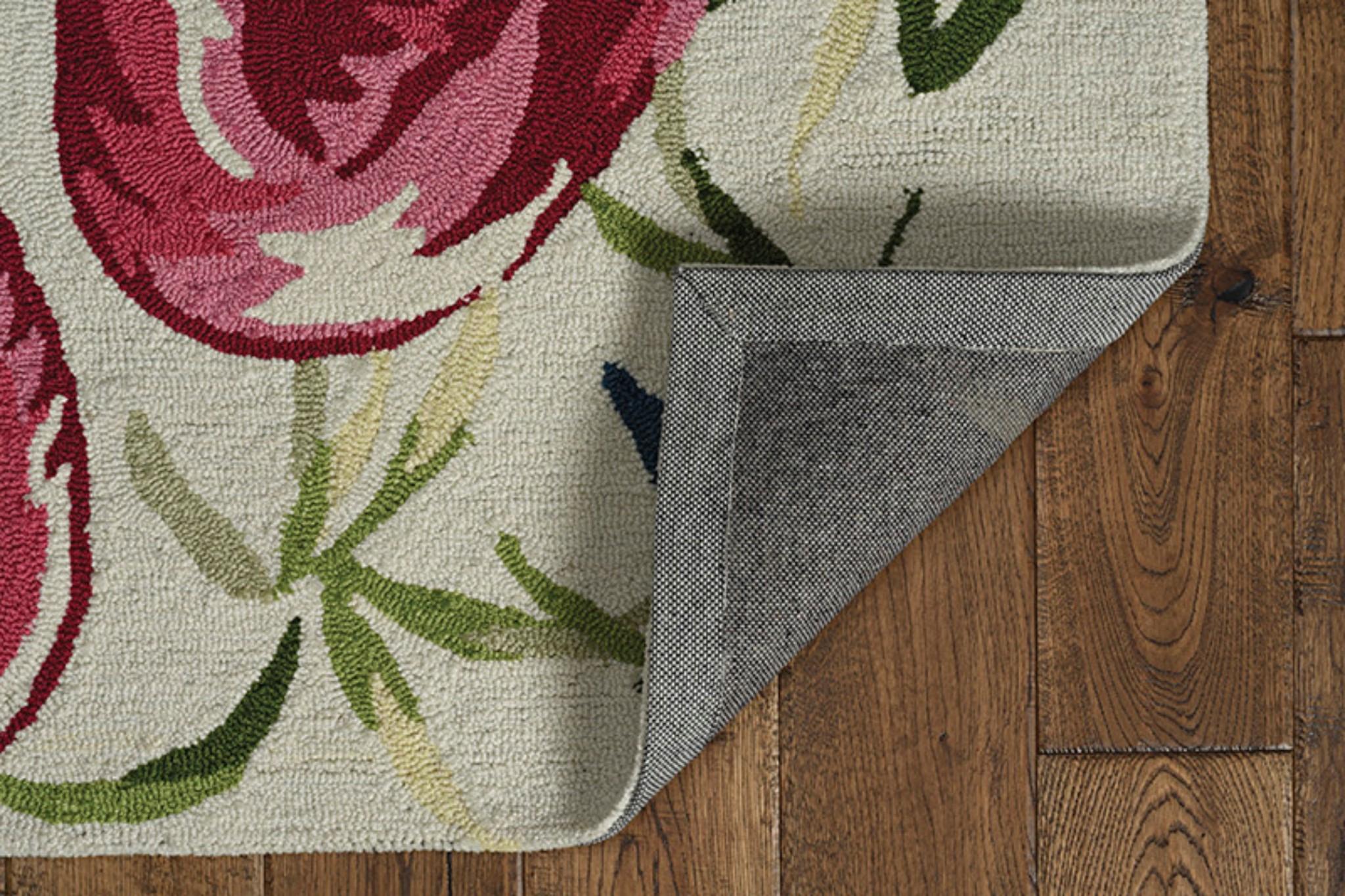 5' x 7' Ivory or Pink Flamingo Indoor Area Rug