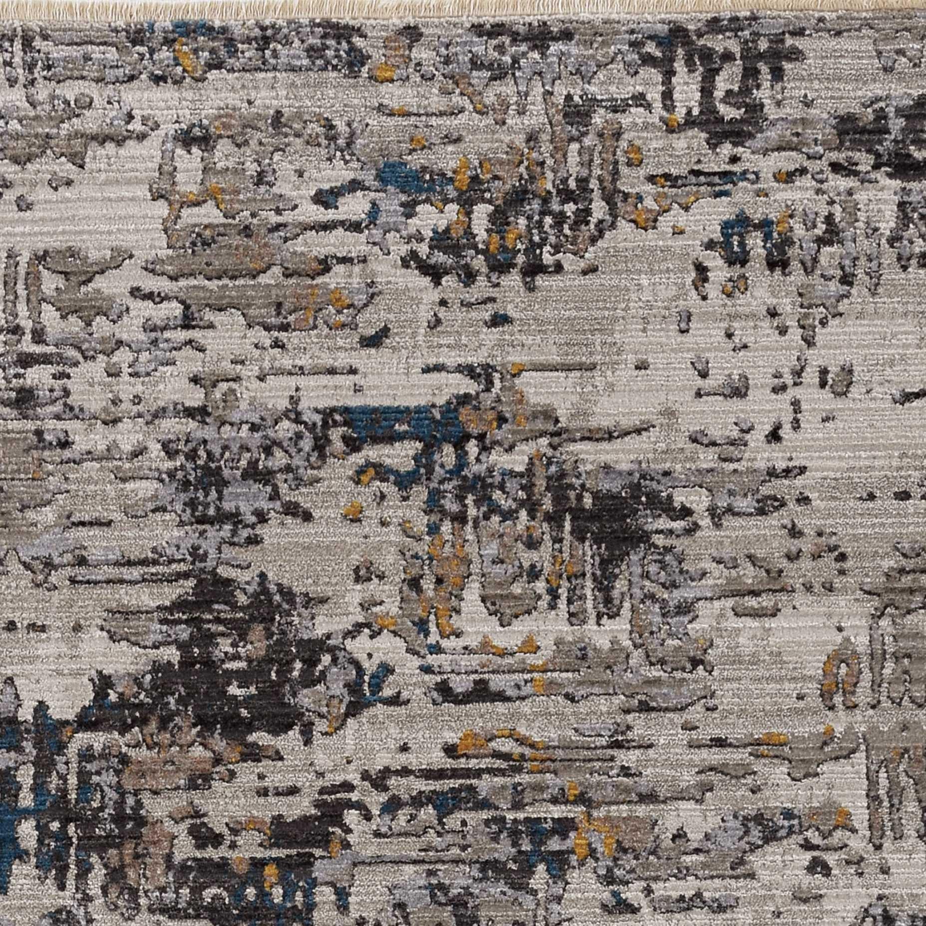 90 X 114 Ivory  Polyester Rug