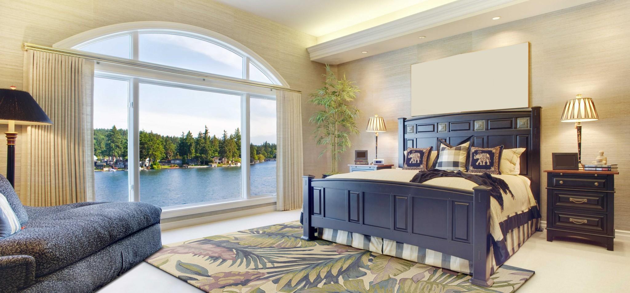 3' x 5' Pastel Tropical Leaves Wool Indoor Area Rug Default Title