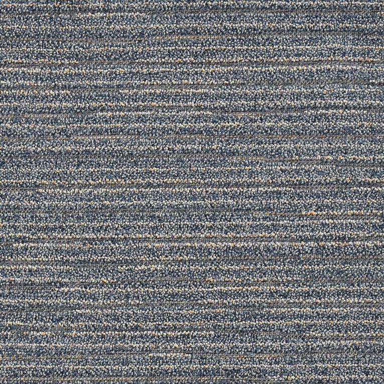 7'x9' Denim Blue Machine Woven UV Treated Abstract Lines Indoor Outdoor Area Rug