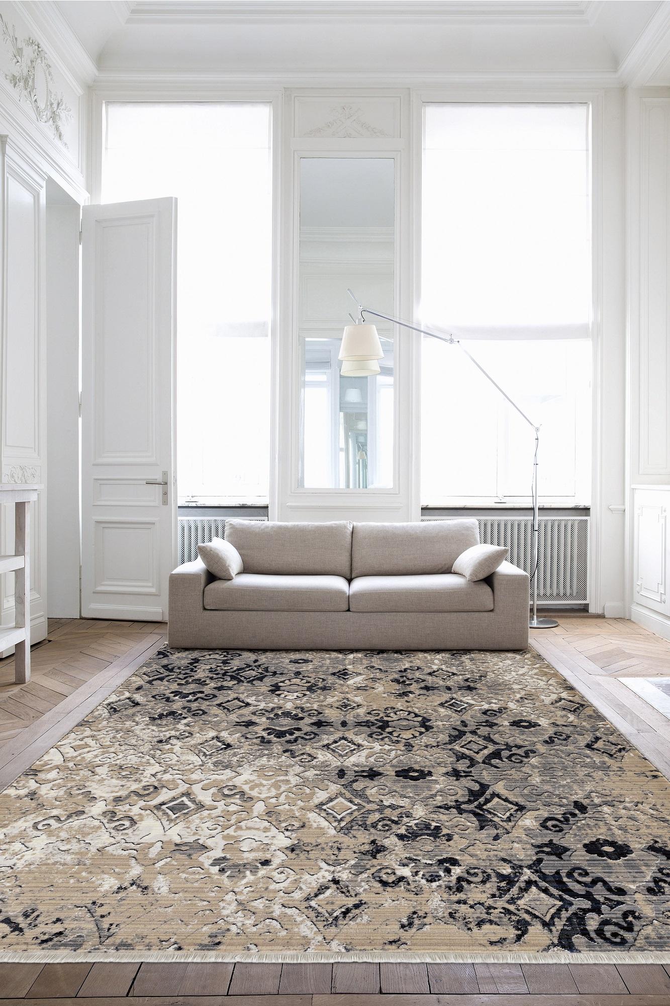 4' x 6' Ivory or Beige Vintage Area Rug Default Title