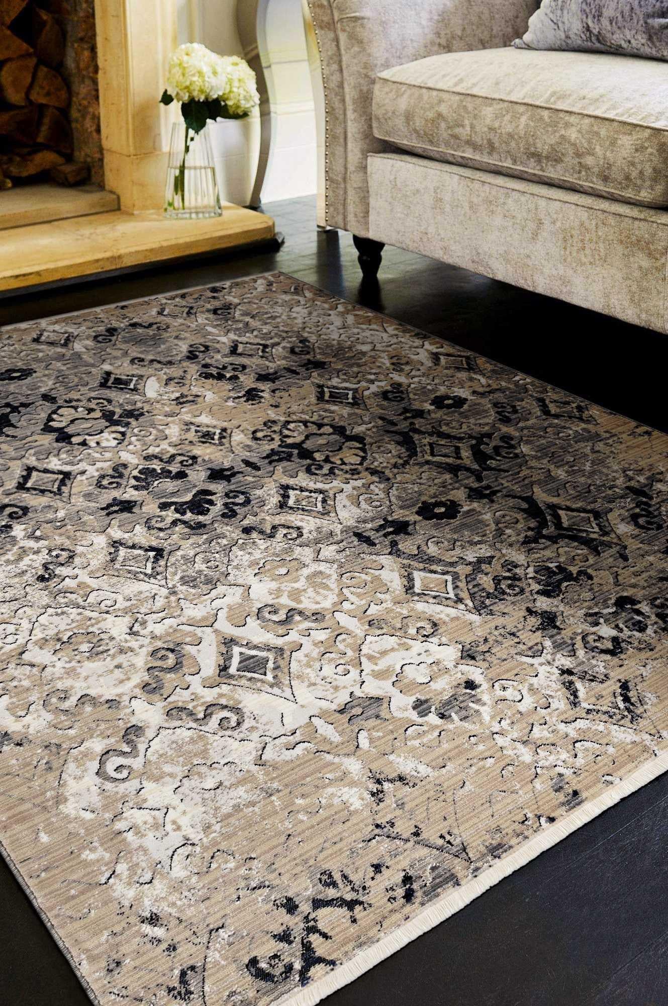 4' x 6' Ivory or Beige Vintage Area Rug Default Title