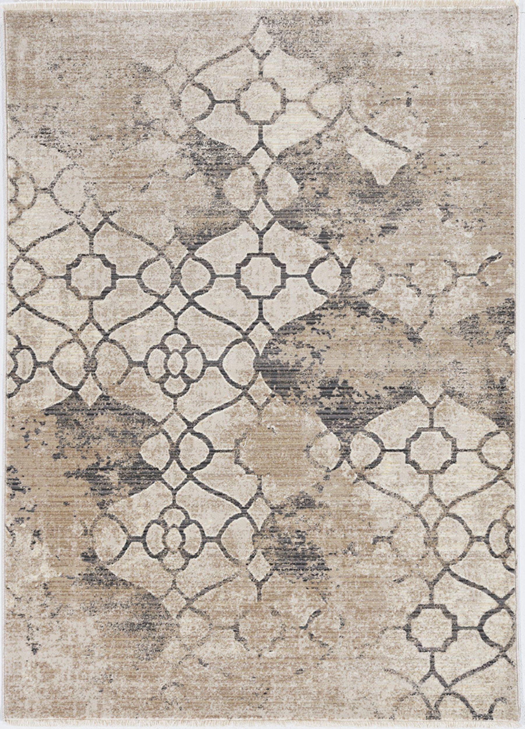 4' x 6' Ivory Faded Vintage Area Rug Default Title