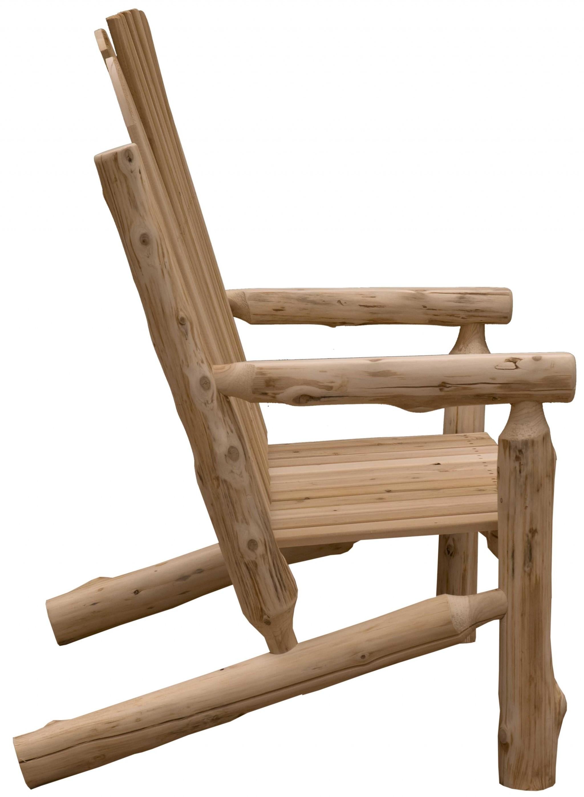 Rustic and Natural Cedar Two - Person Adirondack Chair