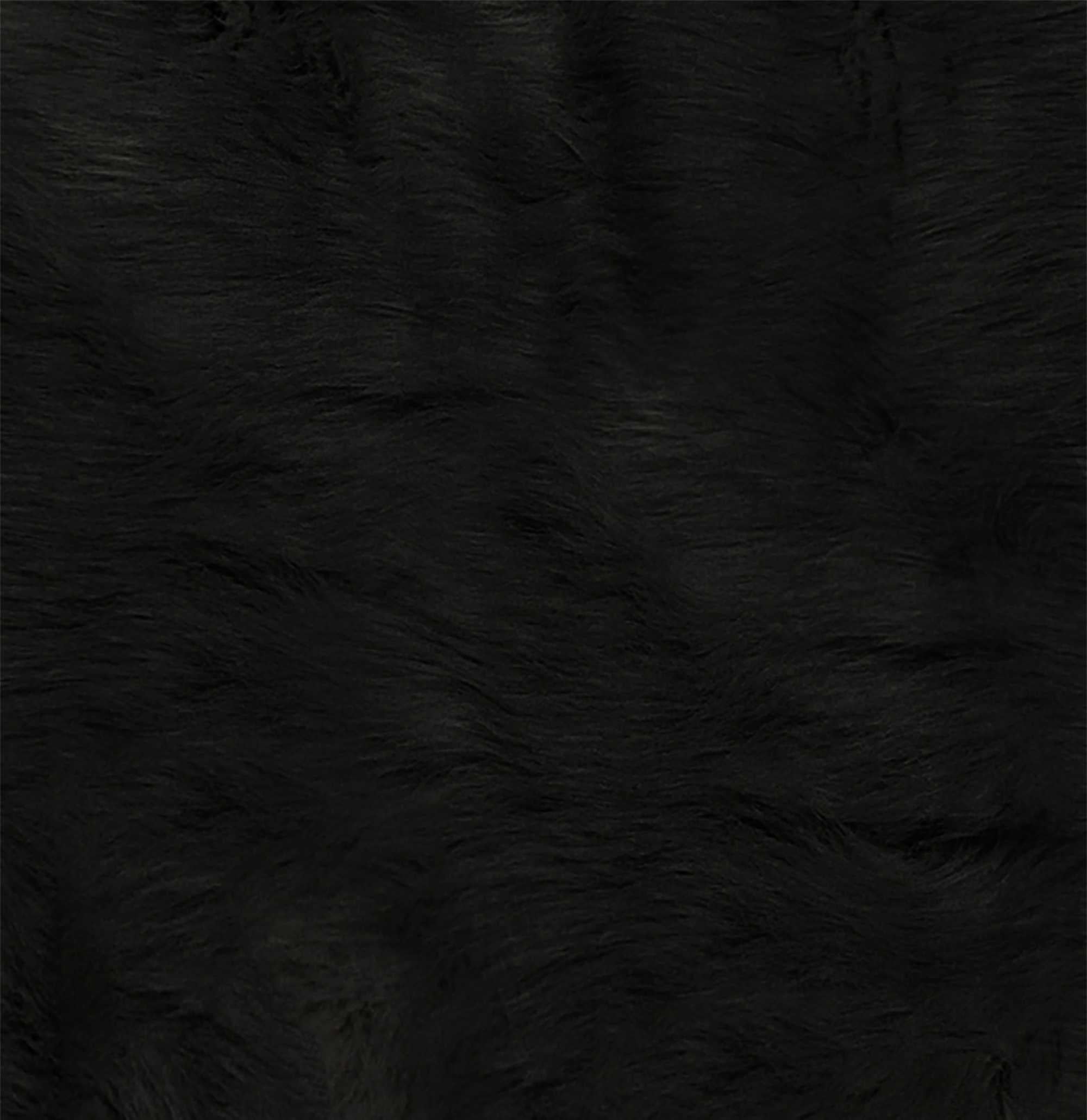 Faux Cowhide Rug 5 x 7  - Black