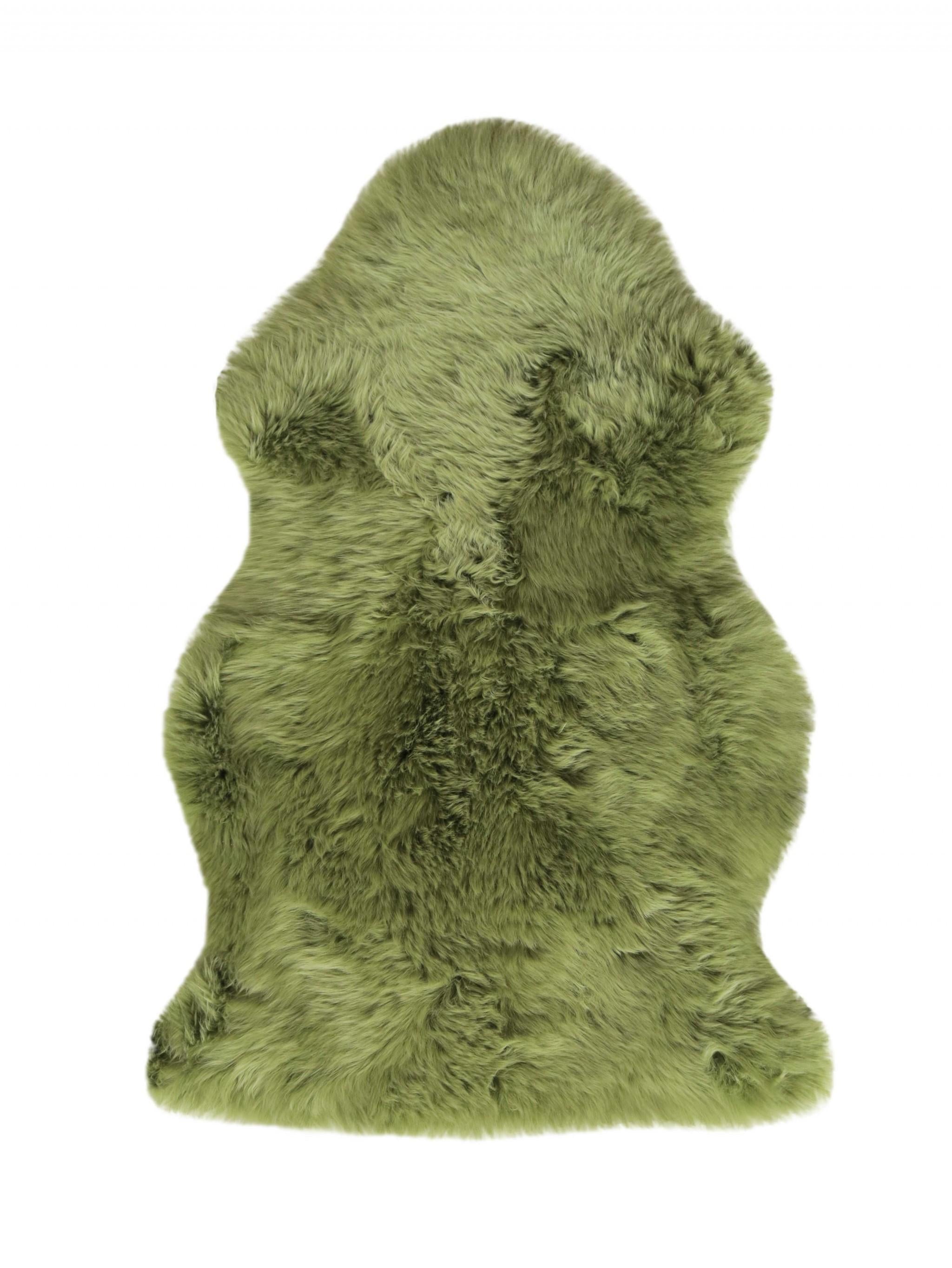 Sage Green New Zealand Natural  Sheepskin Rug