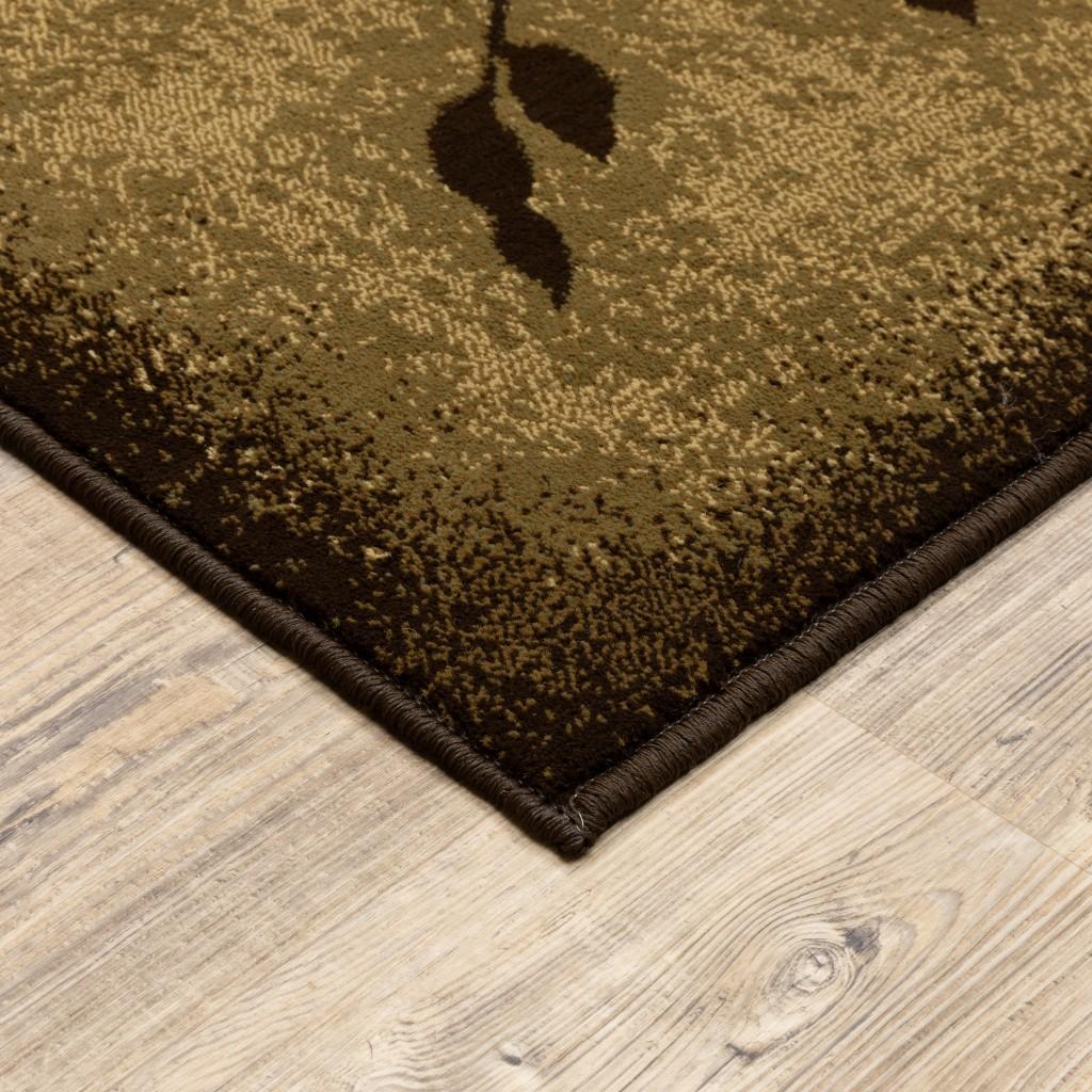 4'x6' Beige and Red Floral Area Rug Default Title