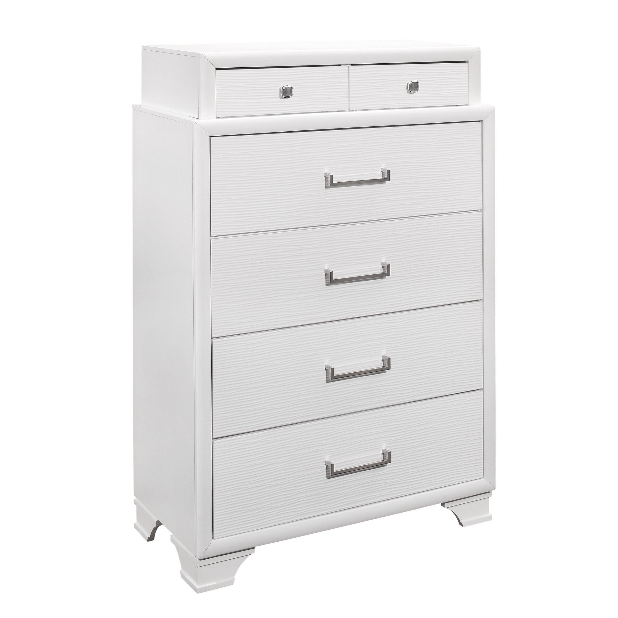 White Chest with 6 Drawers