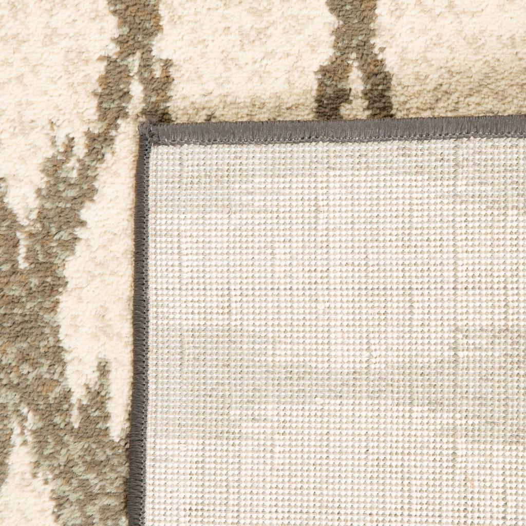 6' x 9' Ivory Gray Light to Dark Geometric Indoor Area Rug