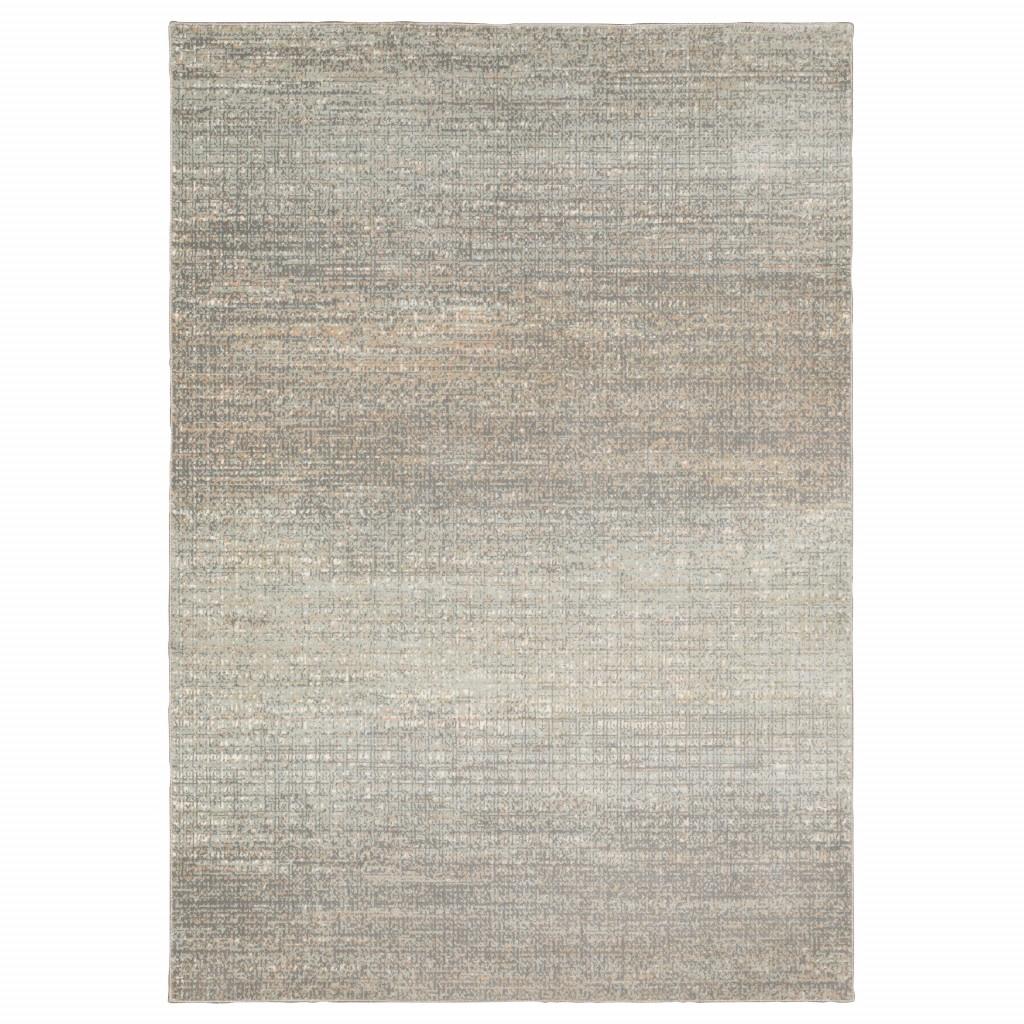 9' x 12' Gray Green Abstract Confetti Indoor Area Rug