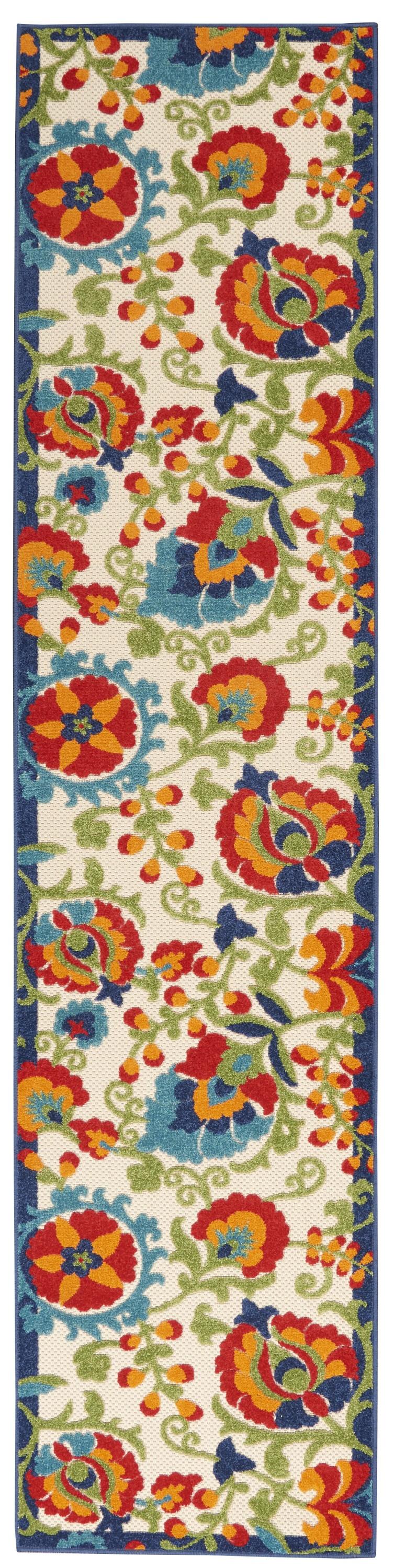 2’ x 12’ Mediterra Indoor Outdoor Runner Rug