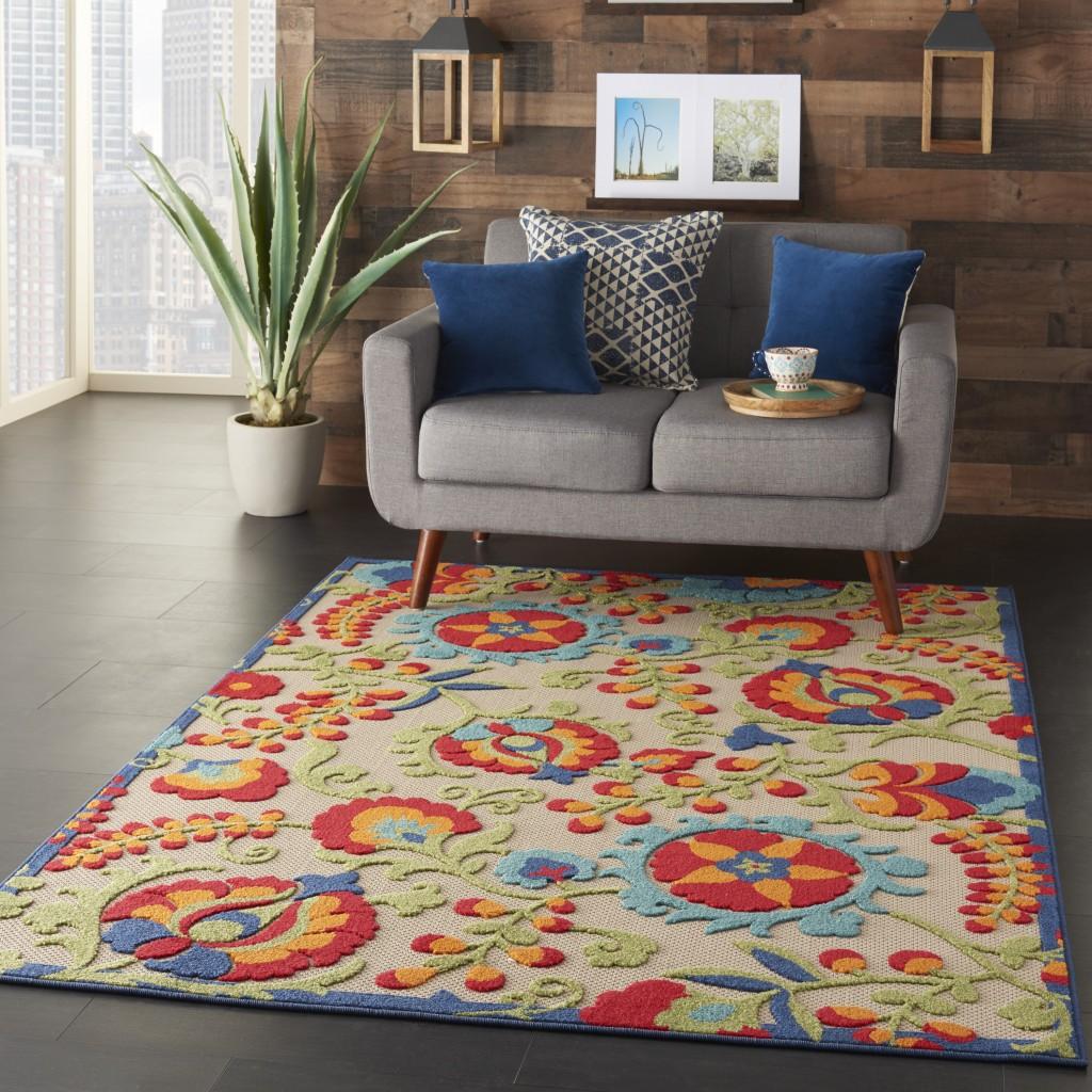 4’ x 6’ Mediterra Indoor Outdoor Area Rug