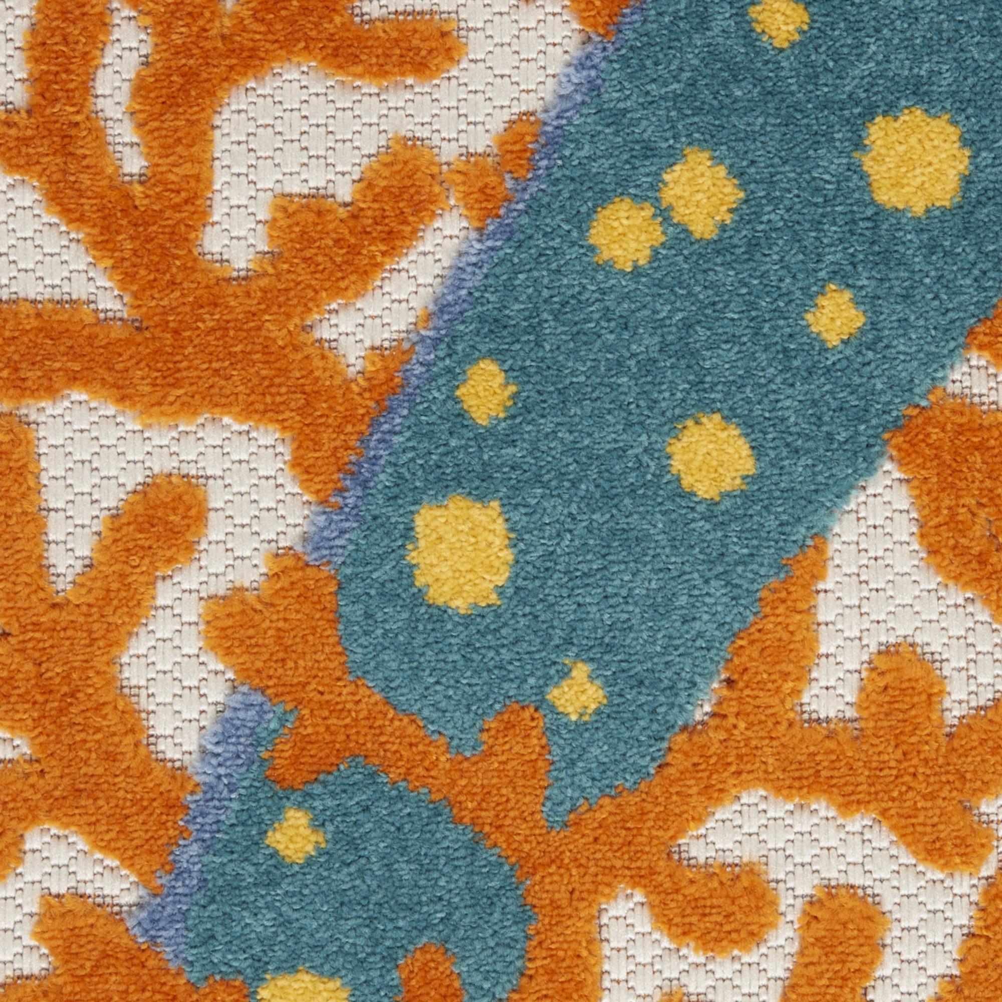 7’ x 10' Multicolor Indoor Outdoor Area Rug Default Title