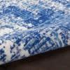 4’ x 6’ Blue and Ivory Abstract Splash Area Rug Default Title