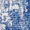 4’ x 6’ Blue and Ivory Abstract Splash Area Rug